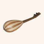 Heartland Baroque Ukulele, 4 String Soprano Variegated Walnut and Lacewood
