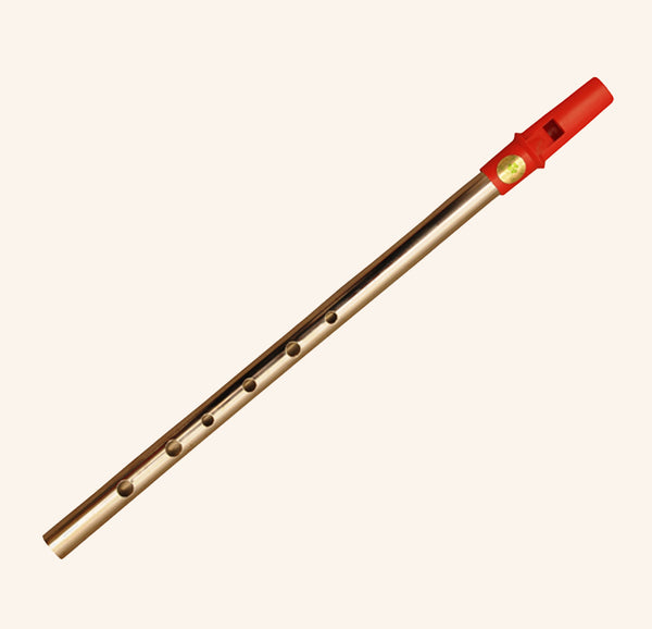 Clare Irish Tin Whistle in D Nickel Red