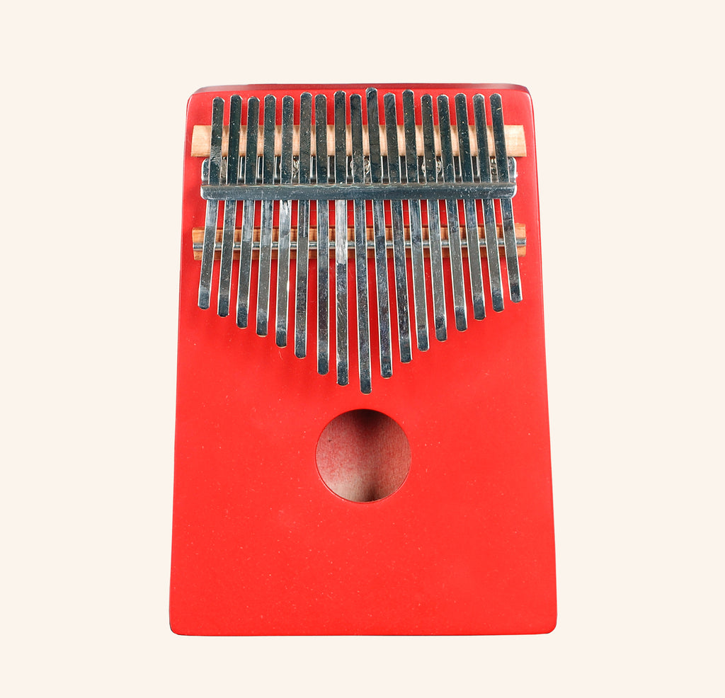Heartland Thumb Piano, African Kalimba, Mbira Red