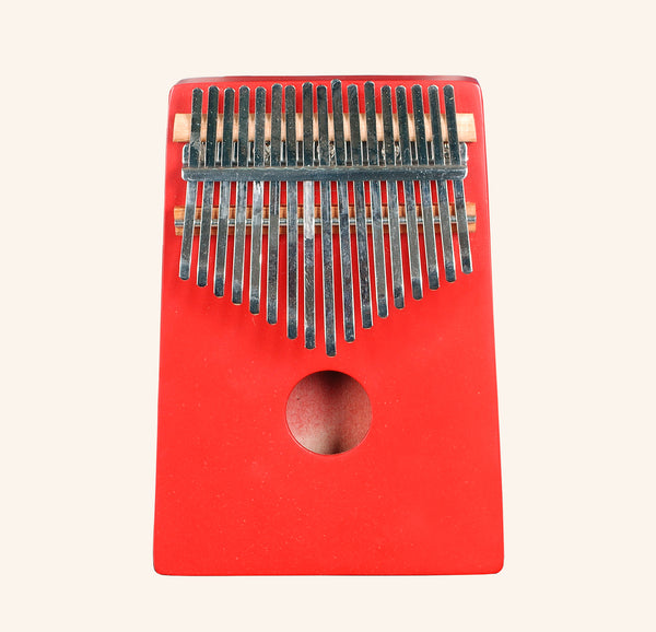 Heartland Thumb Piano, African Kalimba, Mbira Red