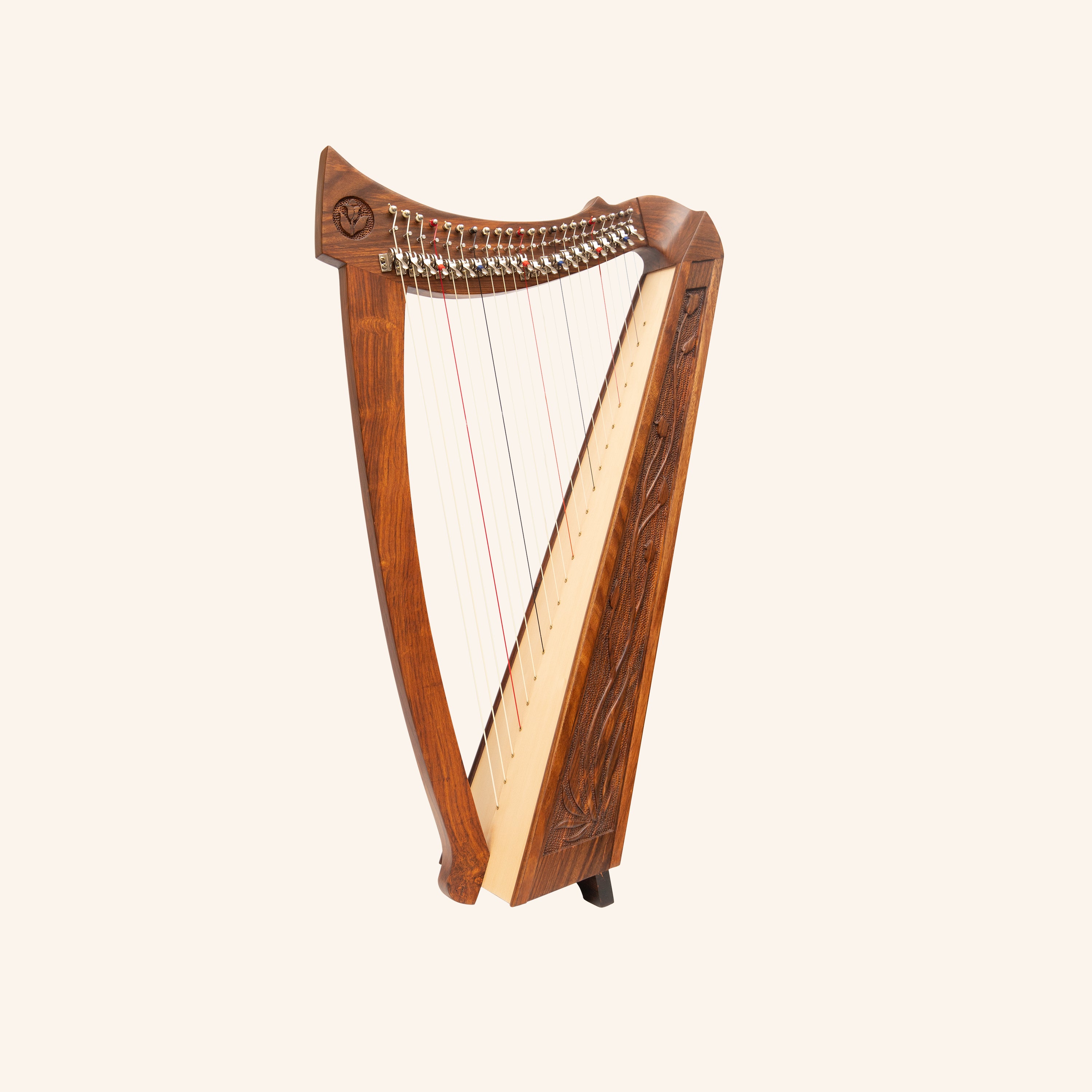 22 String Trinity Crested Harp, Celtic Lap Harp