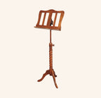 Muzikkon Single Tray Sprial Music Stand Rosewood