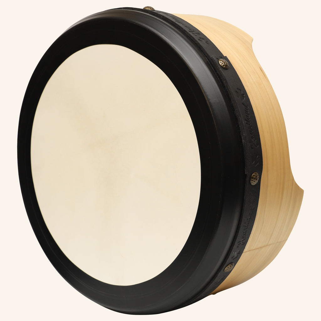 Muzikkon 16”x6" Premium Celtic Irish Bodhran with Easy Tune System Deep Rim T-BAR & Taped Finish