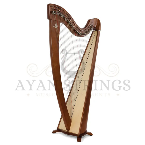 Camac Korrigan Harp 38 Gut Strings in Walnut