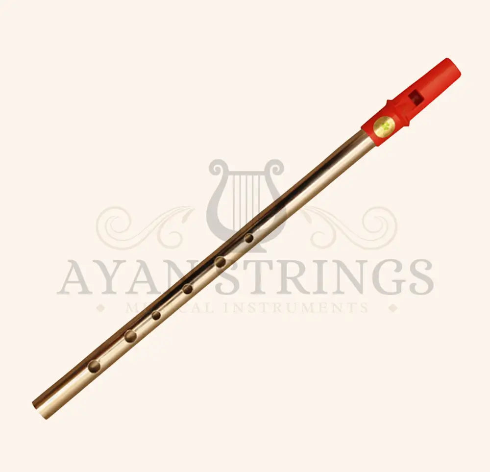 Clare Irish Tin Whistle in D Nickel Red