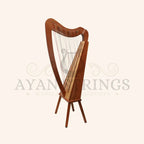Cross Strung Harp 38 String Mahogany - Stringed Instruments
