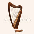 Cross Strung Harp 38 String Rosewood - Stringed Instruments