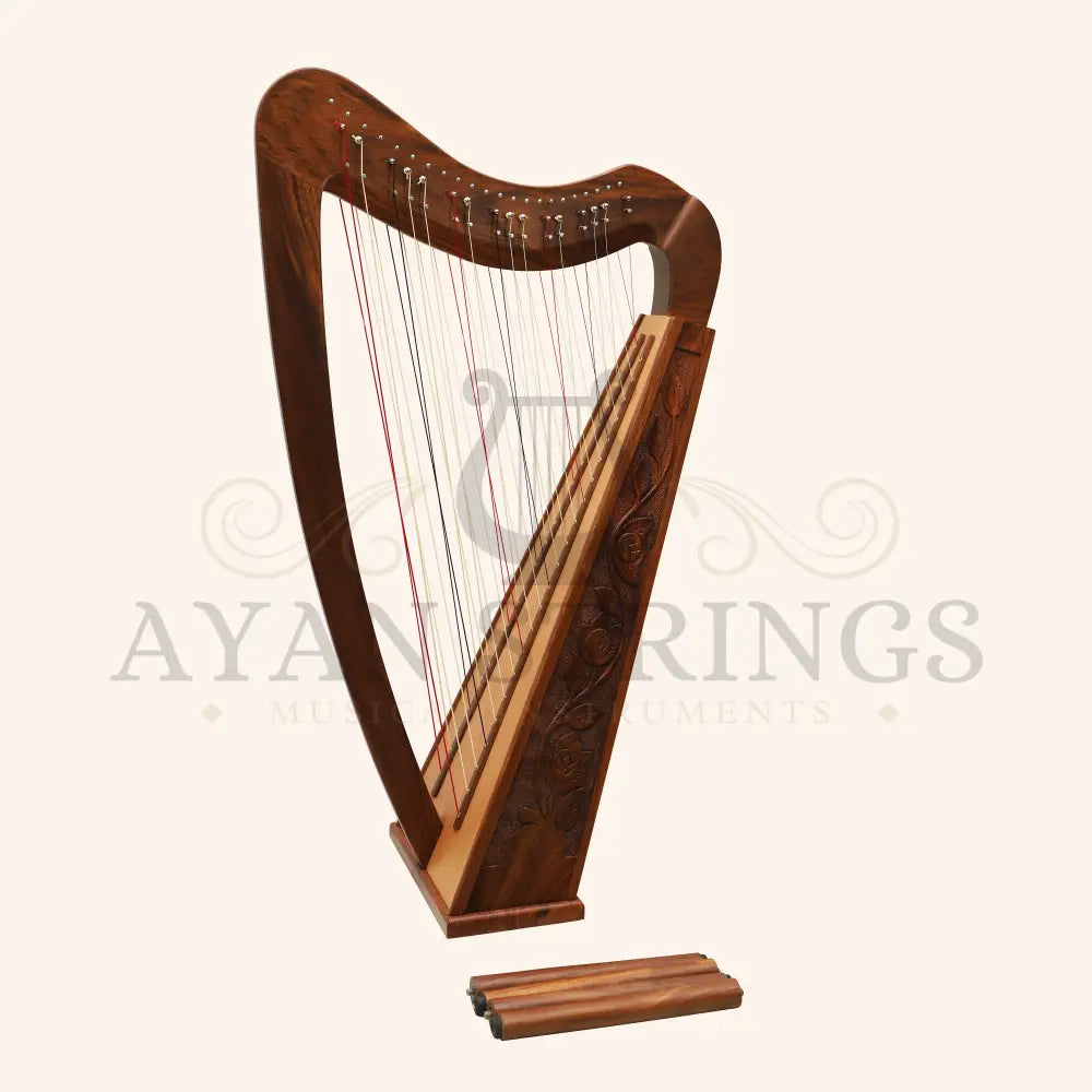 Cross Strung Harp 38 String Rosewood - Stringed Instruments
