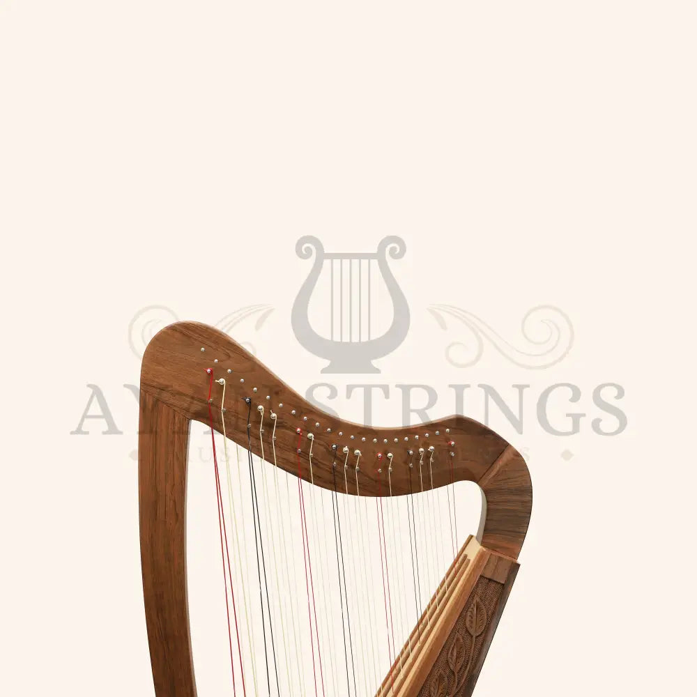Cross Strung Harp 38 String Walnut - Stringed Instruments