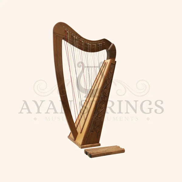 Cross Strung Harp 38 String Walnut - Stringed Instruments