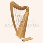 Cross Strung Harp 38 Strings Ashwood - Stringed Instruments