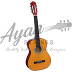 Heartland 3-4 Student Beginners Nylon Classic guitar Burnt Orange - Stringed Instruments