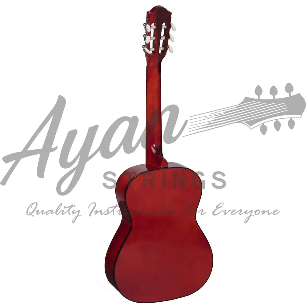 Heartland 3-4 Student Beginners Nylon Classic guitar Burnt Orange - Stringed Instruments