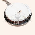 Heartland 4 String 17 Fret Irish Tenor Banjo Left Handed Player Series with Closed Solid Back Sunburst Finish