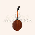Heartland 4 String 17 Fret Irish Tenor Banjo Left Handed Player Series with Closed Solid Back Sunburst Finish