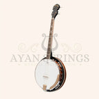 Heartland 4 String 19 Fret Irish Tenor Banjo Left Handed Player Series with Closed Solid Back Sunburst Finish