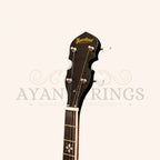 Heartland 4 String 19 Fret Irish Tenor Banjo Left Handed Player Series with Closed Solid Back Sunburst Finish