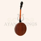 Heartland 4 String 19 Fret Irish Tenor Banjo Left Handed Player Series with Closed Solid Back Sunburst Finish