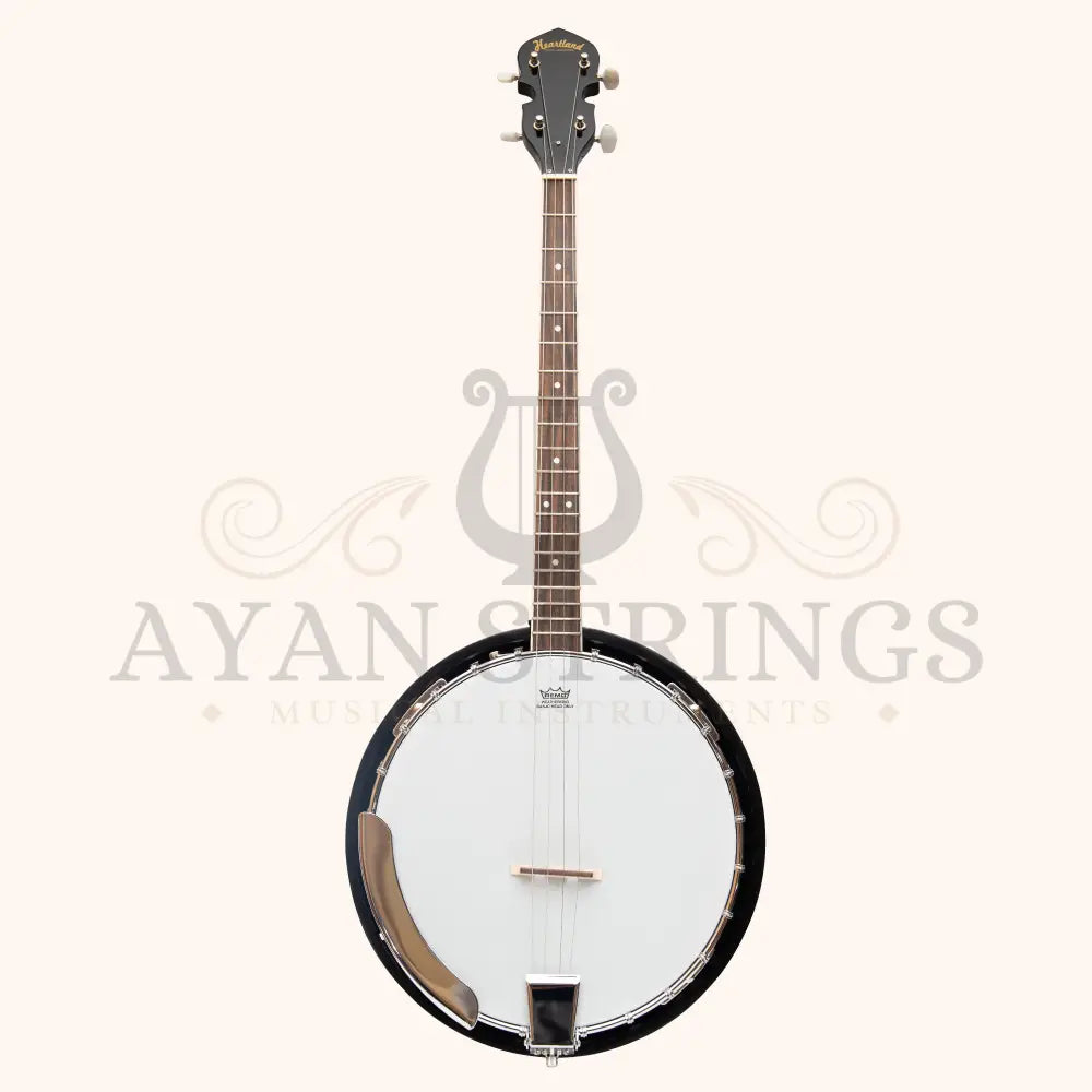 Heartland 4 String Banjo 19 Frets Irish Tenor Banjo 24 Bracket with Closed Solid Back