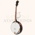 Heartland 4 String Banjo 19 Frets Irish Tenor Banjo Left Handed 24 Bracket With Closed Solid Back - Stringed Instruments