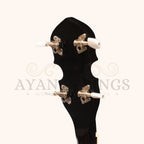 Heartland 4 String Banjo 19 Frets Irish Tenor Banjo Left Handed 24 Bracket With Closed Solid Back - Stringed Instruments