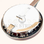 Heartland 4 String Banjo 19 Frets Irish Tenor Banjo Left Handed 24 Bracket With Closed Solid Back - Stringed Instruments