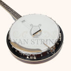 Heartland 4 String Banjo Closed Solid Back 17 Fret 4 String Irish Tenor Banjo Short scale - Stringed Instruments