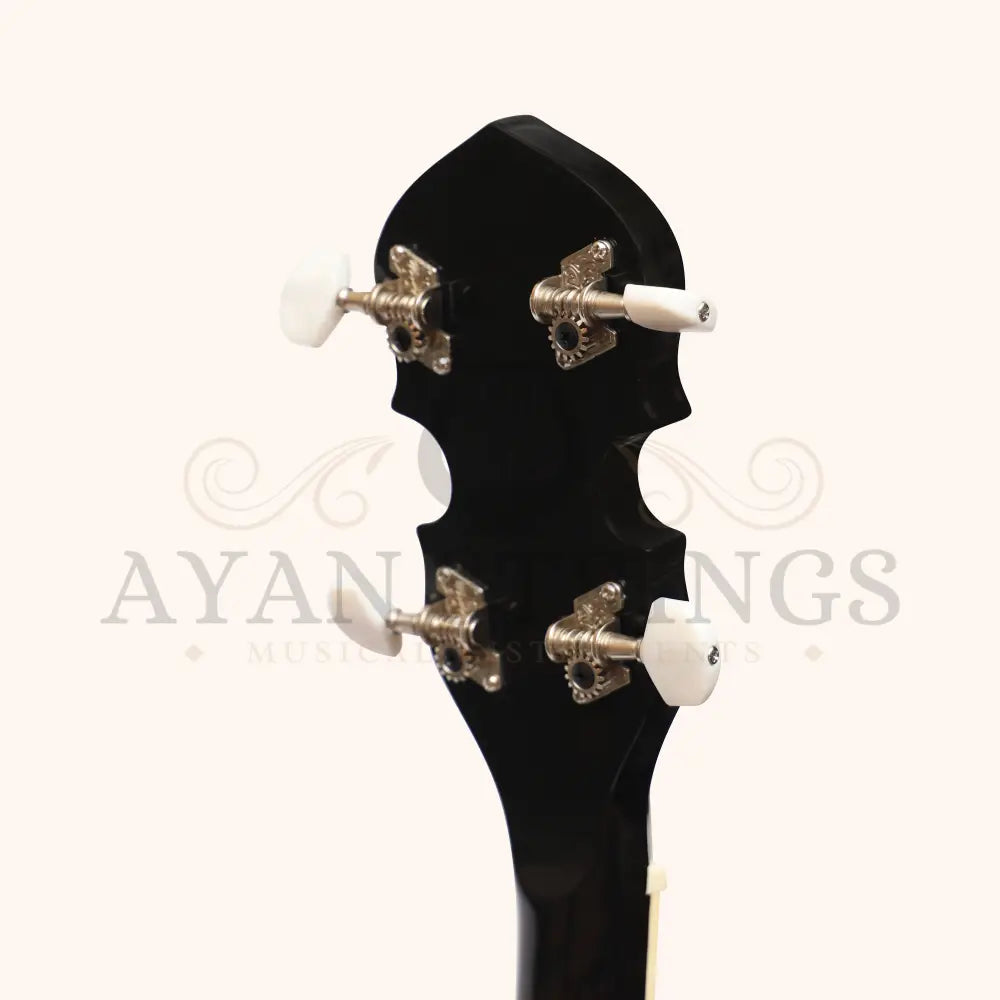 Heartland 4 String Banjo Closed Solid Back 17 Fret 4 String Irish Tenor Banjo Short scale - Stringed Instruments
