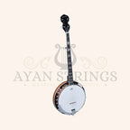 Heartland 5 String Irish Banjo Player Series 24 Bracket with Closed Solid Back Sunburst Finish - Stringed Instruments