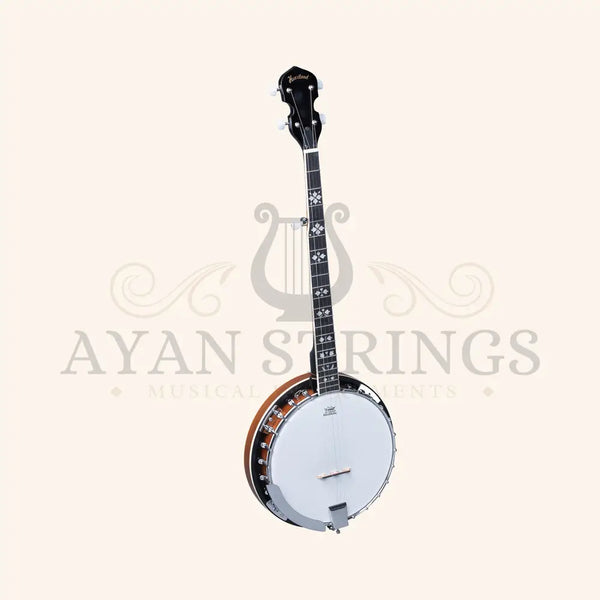 Heartland 5 String Irish Banjo Player Series 24 Bracket with Closed Solid Back Sunburst Finish - Stringed Instruments