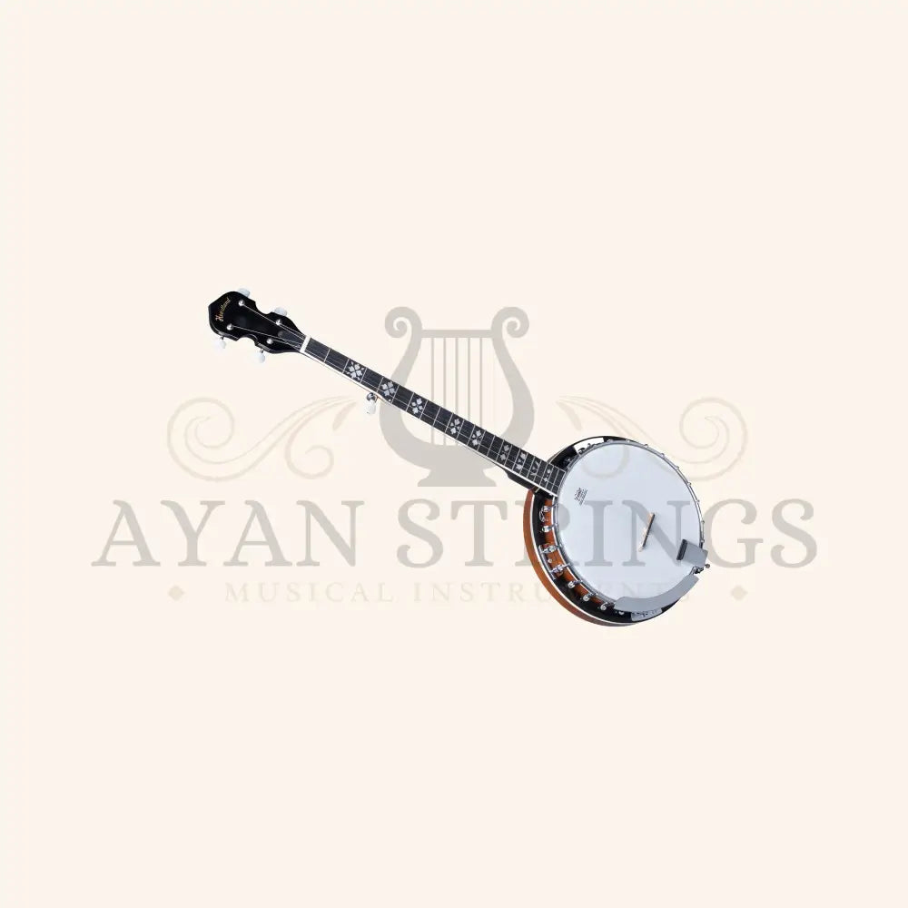 Heartland 5 String Irish Banjo Player Series 24 Bracket with Closed Solid Back Sunburst Finish - Stringed Instruments