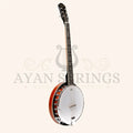 Heartland 6 String Irish Banjo Player Series 24 Bracket Closed Solid Back Sunburst Finish - Stringed Instruments