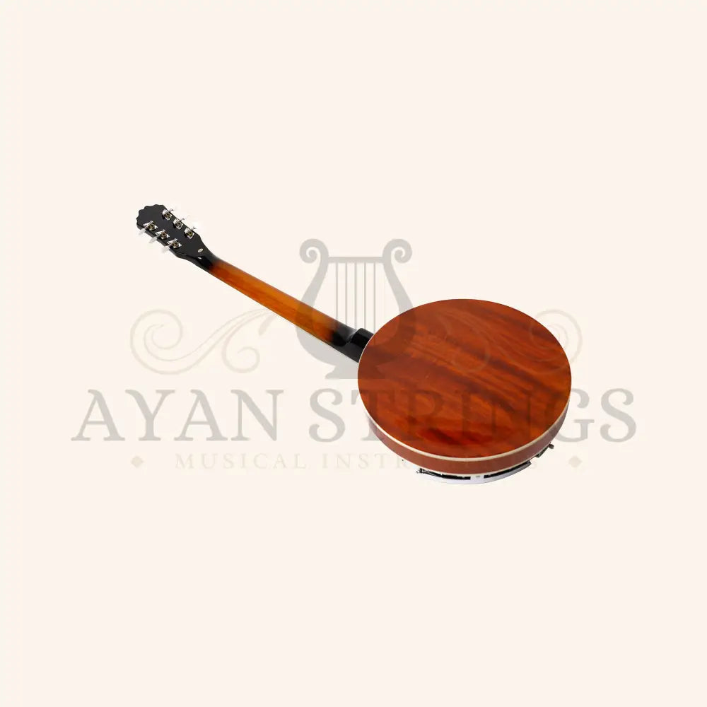 Heartland 6 String Irish Banjo Player Series 24 Bracket Closed Solid Back Sunburst Finish - Stringed Instruments