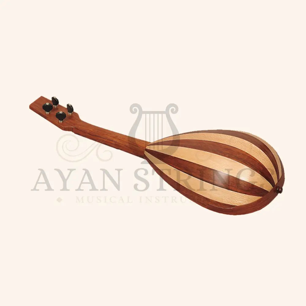 Heartland Baroque Ukulele 4 String Baritone Variegated Rosewood And Lacewood - Stringed Instruments
