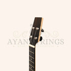 Heartland Baroque Ukulele 4 String Baritone Variegated Walnut And Lacewood - Stringed Instruments