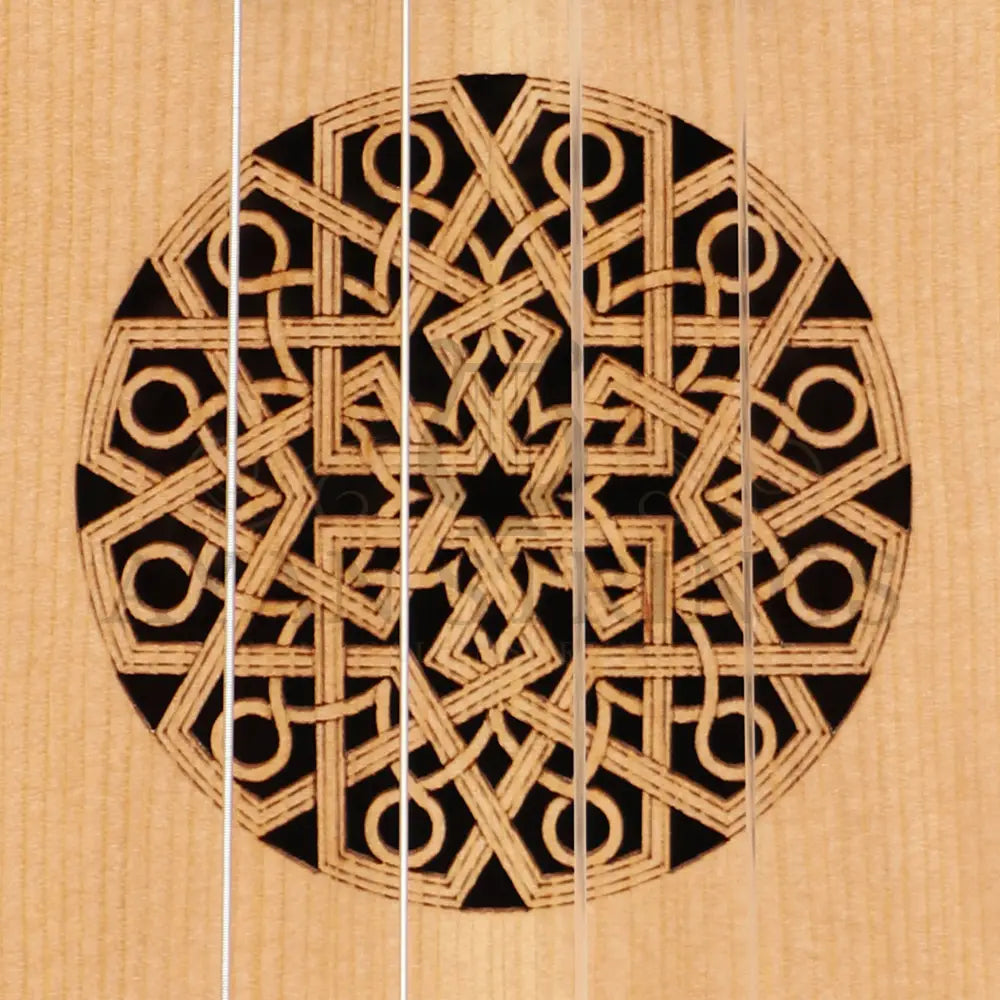 Heartland Baroque Ukulele 4 String Baritone Variegated Walnut And Lacewood - Stringed Instruments