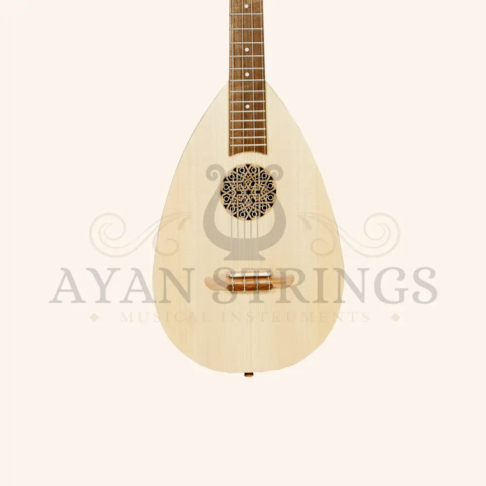 Heartland Baroque Ukulele 4 String Baritone Walnut - Stringed Instruments
