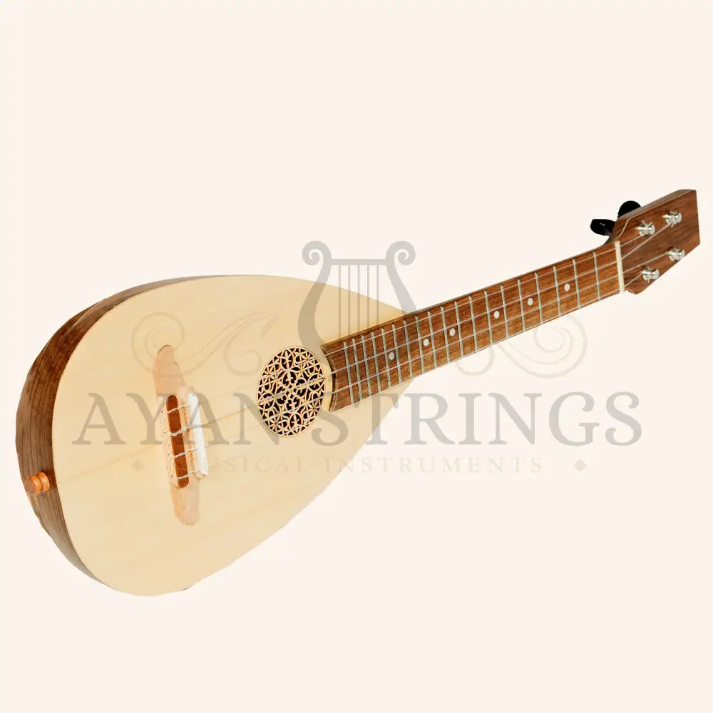 Heartland Baroque Ukulele 4 String Baritone Walnut - Stringed Instruments