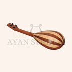 Heartland Baroque Ukulele 4 String Concert Variegated Rosewood and Lacewood - Stringed Instruments