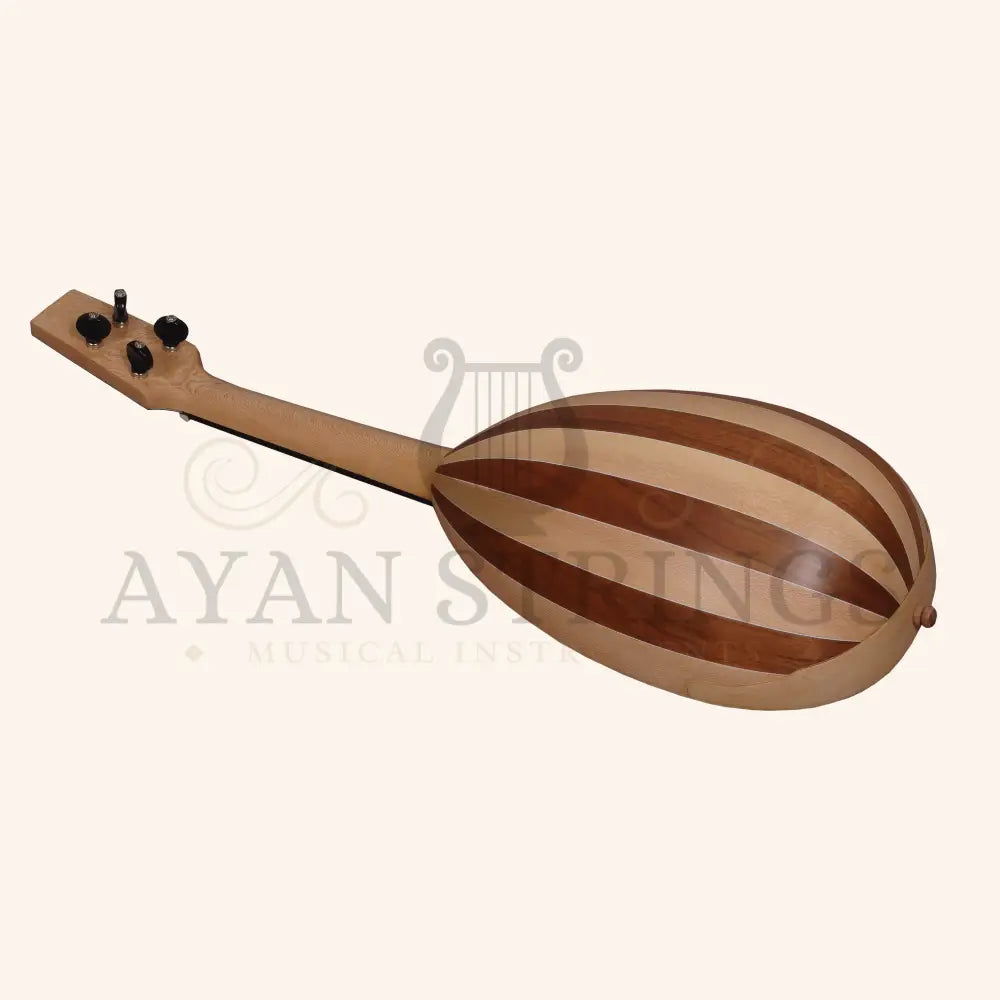 HEARTLAND BAROQUE UKULELE 4 STRING CONCERT VARIEGATED WALNUT AND LACEWOOD LEFT HANDED - Stringed Instruments