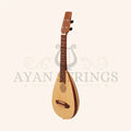 Heartland Baroque Ukulele 4 String Soprano Variegated Rosewood and Lacewood - Stringed Instruments
