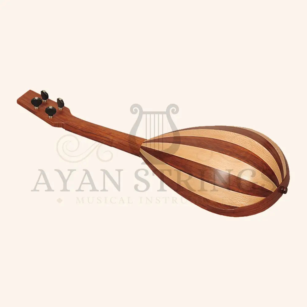 Heartland Baroque Ukulele 4 String Soprano Variegated Rosewood and Lacewood - Stringed Instruments