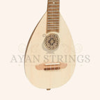 HEARTLAND BAROQUE UKULELE 4 STRING SOPRANO VARIEGATED WALNUT AND LACEWOOD LEFT HANDED - Stringed Instruments