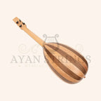 HEARTLAND BAROQUE UKULELE 4 STRING TENOR VARIEGATED WALNUT AND LACEWOOD LEFT HAND - Stringed Instruments