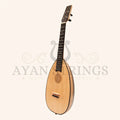 HEARTLAND BAROQUE UKULELE 4 STRING TENOR VARIEGATED WALNUT AND LACEWOOD LEFT HAND - Stringed Instruments