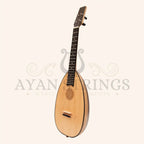 HEARTLAND BAROQUE UKULELE 4 STRING TENOR VARIEGATED WALNUT AND LACEWOOD LEFT HAND - Stringed Instruments