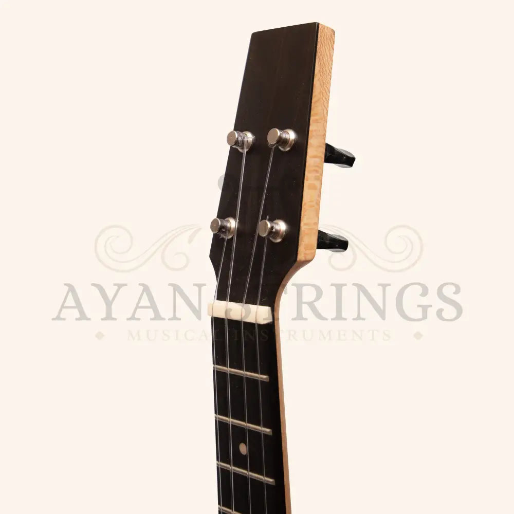 Heartland Baroque Ukulele 4 String Tenor Variegated Walnut and Lacewood - Stringed Instruments