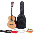 Heartland 3-4 Student Beginners Nylon Classic Guitar Pack Natural Finish