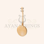 Heartland Deluxe Irish Tenor Banjo 19 Frets with 24 Bracket and Closed Solid Back Maple Finish - Stringed Instruments