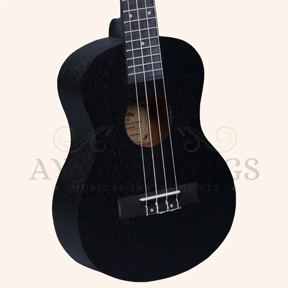 Heartland Festival Concert Ukulele Mahogany Black - Stringed Instruments